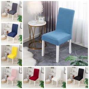 Chair Covers Spandex Lycra Wedding Cover Velvet Fit For Square Back Home Chairs Party Dinner Decoration Half