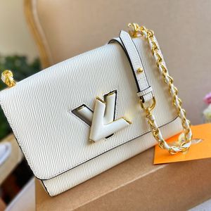 Woman Designer Bags Totes Leather Handbags V Lock Flap Handbag Pochette Twist Shoulder Bag Lady Crobody Bag With Bagshop Store