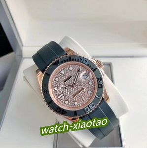 Factory Watch Yatch Men's Wrist High Quality Automatic 40MM Rubber Strap 126621 Rose Gold Stainless Steel Everose Chocolate Original Clasp