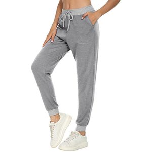 Spodnie damskie Capris Damskie spodnie dresowe luźne sportowe sporty jogging solidny kolor kieszeni sznurki sznurka 230223