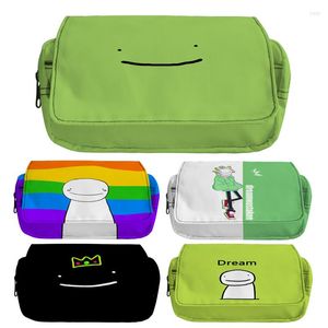 Bolsas de cosméticos sonham mercadoria de lápis Smile Smile Holder SMP Organizador Pouch School Office Stationery Supplies Students Gifts Gifts