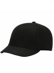 Ball Caps 2023 Plus Size Baseball Women Fashion Short Brim Sun Hat Hat Big Head Man Racing Felt Sport Cap 56-60см