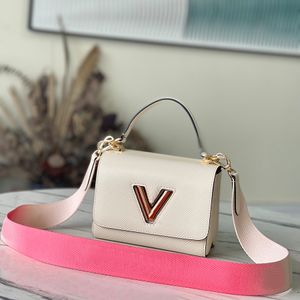 Motkvalitetsdesigner axelväska äkta läderflikväska Luxurys handväska 19 cm hög imitation crossbody väska med låda zl179