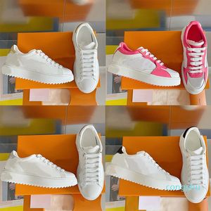 New small white shoes round head thick bottom buckle fashion casual gradient shoes