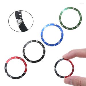 Titta på reparationssatser Shellhard 38mm Plastic Bezel Insert GMT Automatiska mäns fall 4 ColorsFor Mens Watches Ersätt tillbehör ansikte