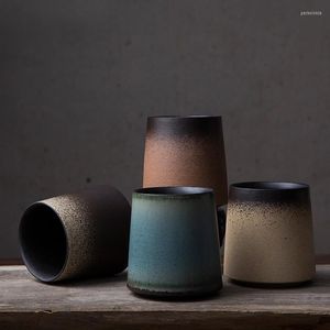 Kubki Jingdezhen Sunny Ręcznie robiony ceramiczny szort Puchar Gradient Grip Japońska retro artystyczna prosta kubek