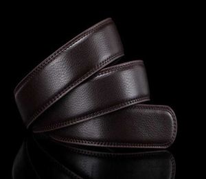 Belts Brand No Buckle 35cm Wide Genuine Leather Automatic Belt Body Strap Without Buckle Belts Men Good Quality Male Belts Z0223