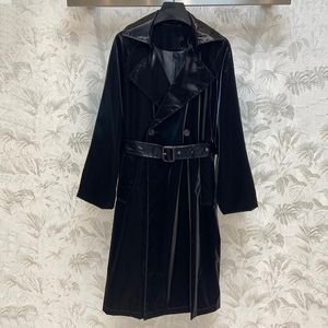 Lässige Kleider, schwarze Jacke für Damen, modisch, 2023, Oberbekleidung, Mantel, elegant, lang