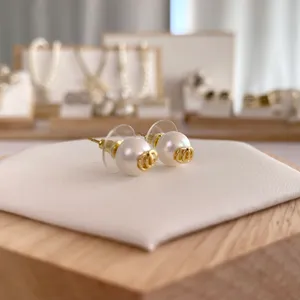 Tiny stud earrings 19 Styles CHANNEL Pearl Diamond Drop Gold Earrings Designer for Woman Fashion Brand Not Fade Silver Wedding Earring