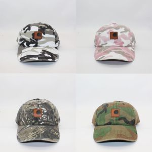 Luxurys Camouflage Canvas Berretti da baseball Lettera Logo Donna Uomo Hip Hop Trucker Cappelli Protezione solare Street Fashion Sport da spiaggia Golf Casquette Regolabile