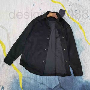 Herrjackor designer jackor kl￤der nya ytterkl￤der h￶st vinter nytt par klassisk triangel ficka s￶mnad ullrock m￤n och kvinnor jacka 67jq
