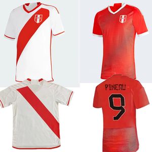 2023 2024 Peru Fußballtrikots LAPADULA LUIS LBERICO PINEAU CUEVAS CARTAGENA TAPIA VALERA AQUINO Nationalmannschaft 23 24 Heim-Auswärtstrikot