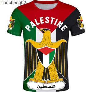 Herr t-shirts palestina t shirt diy gratis skräddarsydd namn nummer palaestina t-shirt nation flagga tate palestina college tryckkläder w0224