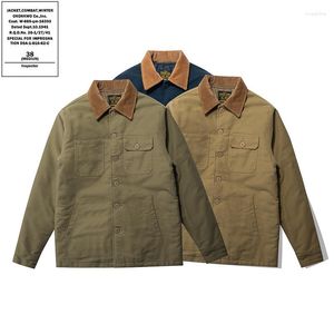 Hunting Jackets OKONKWO Mole Skin Thickened Multi Bag Cotton Jacket Corduroy Matching Sports Coat Outdoor Climbing Camp