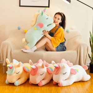 30cm 소프트 유니콘 플러시 장난감 만화 박제 동물 인형 베개 kawaii peluche 어린이 생일 선물 홈 장식 lt0032