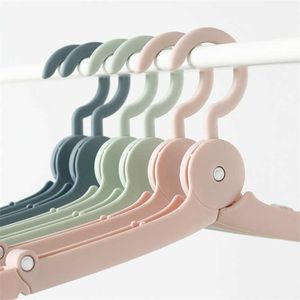 Hangers Racks Foldable Portable clothes hanger Plastic Hangers Multifunction Travel Folding Hanger Home Storage Hangers Underwear Drying Rack