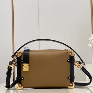 Designer axelväska Luxurys handväska 21 cm äkta läder crossbody väska hög imitation messenger väska med låda zl192