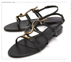Высококачественные женщины роскоши дизайнеры сандалии каблуки открытые пальцы на подлинную патентную кожу алфавит обувь рождественская сумочка Factory_footwear 35-42