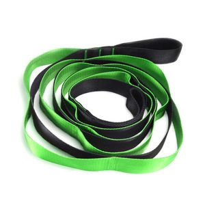 Yoga Stripes Lengthen 12 Knots Yoga Stretching Strap Helps Maintain Good Joint Flexibility Maximum Resistance And Long Time Training J230225