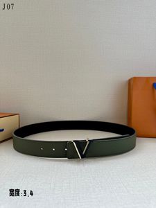 Cintura da uomo Cinture da donna Designer cintura ceinture Scatola in vera pelle 3,4 cm Fibbia moda GZ01