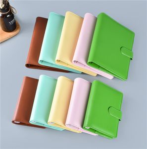 A5/A6 Notebook Binder Gevşek Yaprak Defterleri Doldurulabilir 6 Dolgu Kağıt Bağlayıcılar için Manyetik Toka Kapatma Stok Not Defarı 001