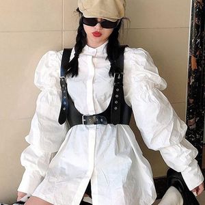 Cintos mulheres suspensa cinto de couro cinto de cinto sexy Bondage gótica Lingerie Harajuku Punkelts