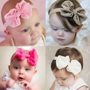 Acessórios para o cabelo Baby Faixa da cabeça infantil Girls HOOP DOOP BANDLER BAND CHIFFON BOW Head Ornaments Born Kawaii