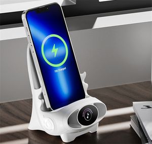 15W Wireless Charger Stand Fast Charging Dock Station for mobile phone wireless charger holder amplification volume function with aromatherapy box