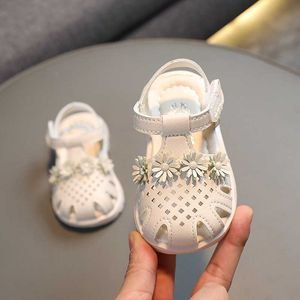 Sandalet kızlar sandaletler bebek çocuklar prenses plaj ayakkabıları yeni çocuk sandalet kız yürümeye başlayan çocuk yaz yumuşak dip ayakkabıları sandalia infanti h596 z0225
