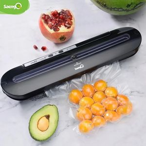 Fruit Vegetable Tools saengQ Food Vacuum Sealer 220V110V Automatic Commercial Household Packaging Machine Include 10Pcs Bags 230224