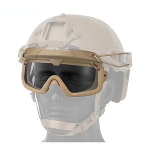 Okulary na zewnątrz taktyczne gogle paintballowe ochrona UV Wojskowe szklanki sportowe polowanie na wędrówki motocykl jazdy wiatrowoodporne okulary