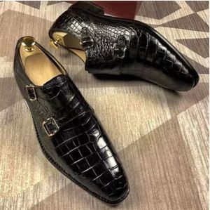 Одежда для обуви, пряжка для бизнеса мужская рисунок тиснена, повседневная молодежная мода Zapatos hombre 230224
