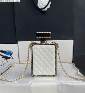 CC Cross Body Designer Shoulder Bags Women Mini Bag Acrylic Handbag 2022 Female Shopper Purse Fashion Casual Shiny Rhinestones Chain Box Shape Crossbody