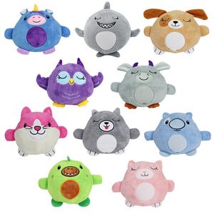 Coat Kids Pyjamas Cartoon Animals Filt Hoodie Homewear Sweatshirt Pet Pet Pillow Cotton Winter Warm Hooded For Gift 230224