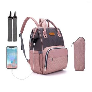 Schultaschen Lequeen Baby Kinderwagen für Mama mit Haken Windel Organizer Rucksack Bebe Wickeltasche große Mutterschaft Mama