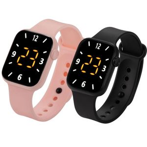 Wristwatches 2023 Lover Watches Couple Watch Digital 50M Waterproof Wristwatch Electronic Clock Women Men LED Female Datejust