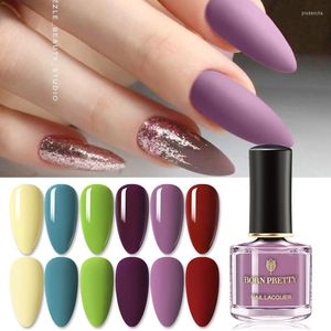 Nail Polish BORN PRETTY 6ml Summer Theme Solid Color Oil Based Art Varnish For Manicuring Design Decorations Tool