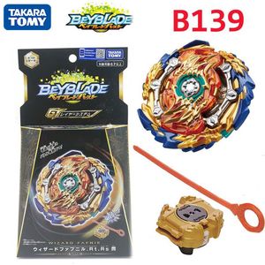 Üstün Üstü Orijinal Taktra Tomy Beyblade GT B-139 Başlangıç ​​Sihirbazı Fabunni.rt.rs Flash B142 Palyaço B-145 DX Başlangıç ​​Benom Diabolos.vn.bl. 230225