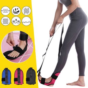 Yoga Stripes Yoga Ligament Stretching Belt Leg Stretcher Strap Für Ballett Cheer Dance Gymnastik Trainer Yoga Flexibilität Bein Stretch Belt J230225