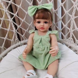 Dolls NPK 55cm الجسم الكامل السيليكون لينة اللمسة تودد من جديد الأميرة بيتي بيتي ليج