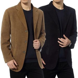 Ternos masculinos Blazers Hoo 2023 Negócios Capinha casual Terno de três botões Blazer