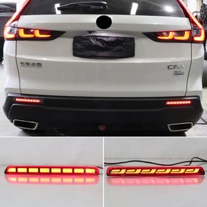 Bil LED-bakre dimlampa för Honda CR-V CRV 2023 2024 Bil Bumper Bromsljus Reflektor Turn Signalindikatorer
