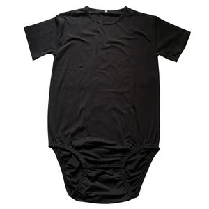 Schlafanzug für Erwachsene, Baby-Einteiler, einfarbig, mit Druckknöpfen im Schritt, ABDL 230224