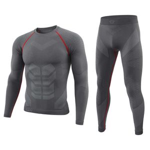 Roupos de tracksuits masculinos de roupas íntimas sem costura Conjunto de ioga de fitness Sports Set Winter WhiM Warm Running caminhada Tactical Long John Hot Rouphe Z0224