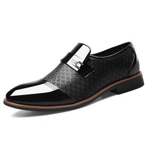Dress Shoes Fashion Mens Business Oxfords Designer Male Daily PU Leather Man 230224