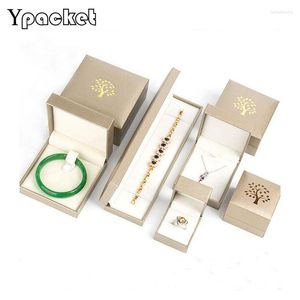 Smyckespåsar Box 40st/Lot Ring Earring Pendant Armband Packaging Wedding Necklace Jewelery Organizer (OEM LOGO)