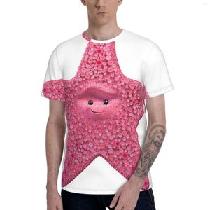 Camisetas para hombres Starfish Cool Street 3d Camiseta 3D Casual transpirable Star Star Fish Tank Office Limpieza de burbujas Bubbles Clown Sea