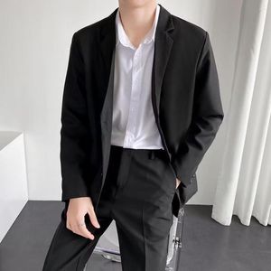 Men's Suits Men Suit Coat Pockets Temperament Dressing Loose Long Sleeve Blazer Jacket For Office