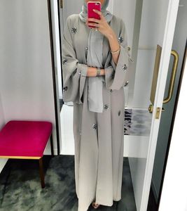 Abbigliamento etnico Turchia Dubai Abito musulmano Kimono Abaya Abiti da sera per le donne Caftani Islam Abito lungo Caftano Femme Musulmane Abiti