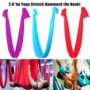 Yoga Stripes 1pc 28mx1m AntiGravity Elastic Stretch Yoga Swing Aerial Yoga Strap Hammock Swing Fitness Handstand Rope Body Building Device J230225